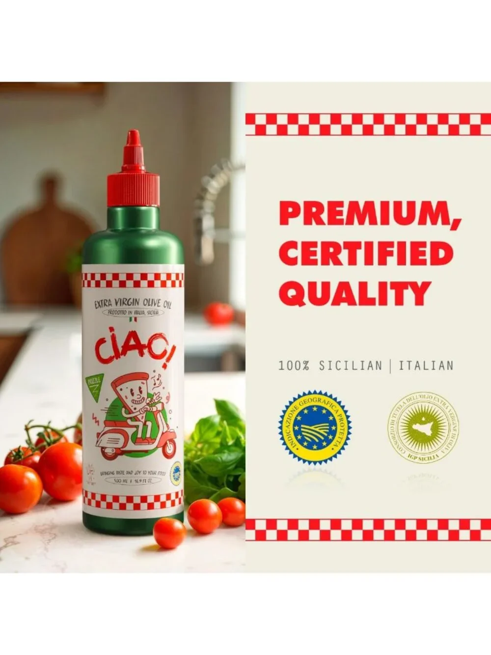 Organic Extra Virgin Olive Oil - First Cold-Pressed, High Polyphenol, Authentic